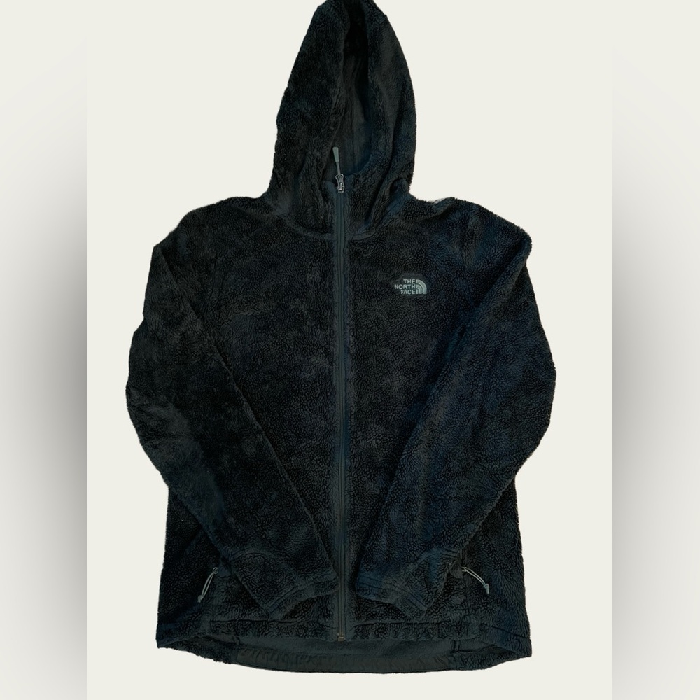 The North Face Womens Hunter Green Fleece Teddy Hoody Medium